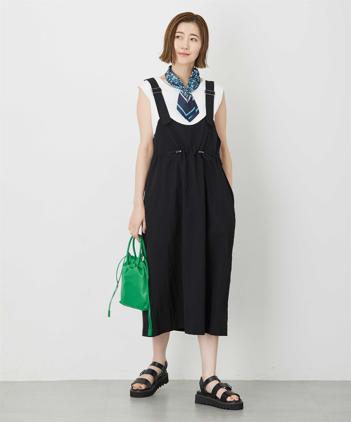 Petit Honfleur アパッシュプリントスカーフ_sub_7