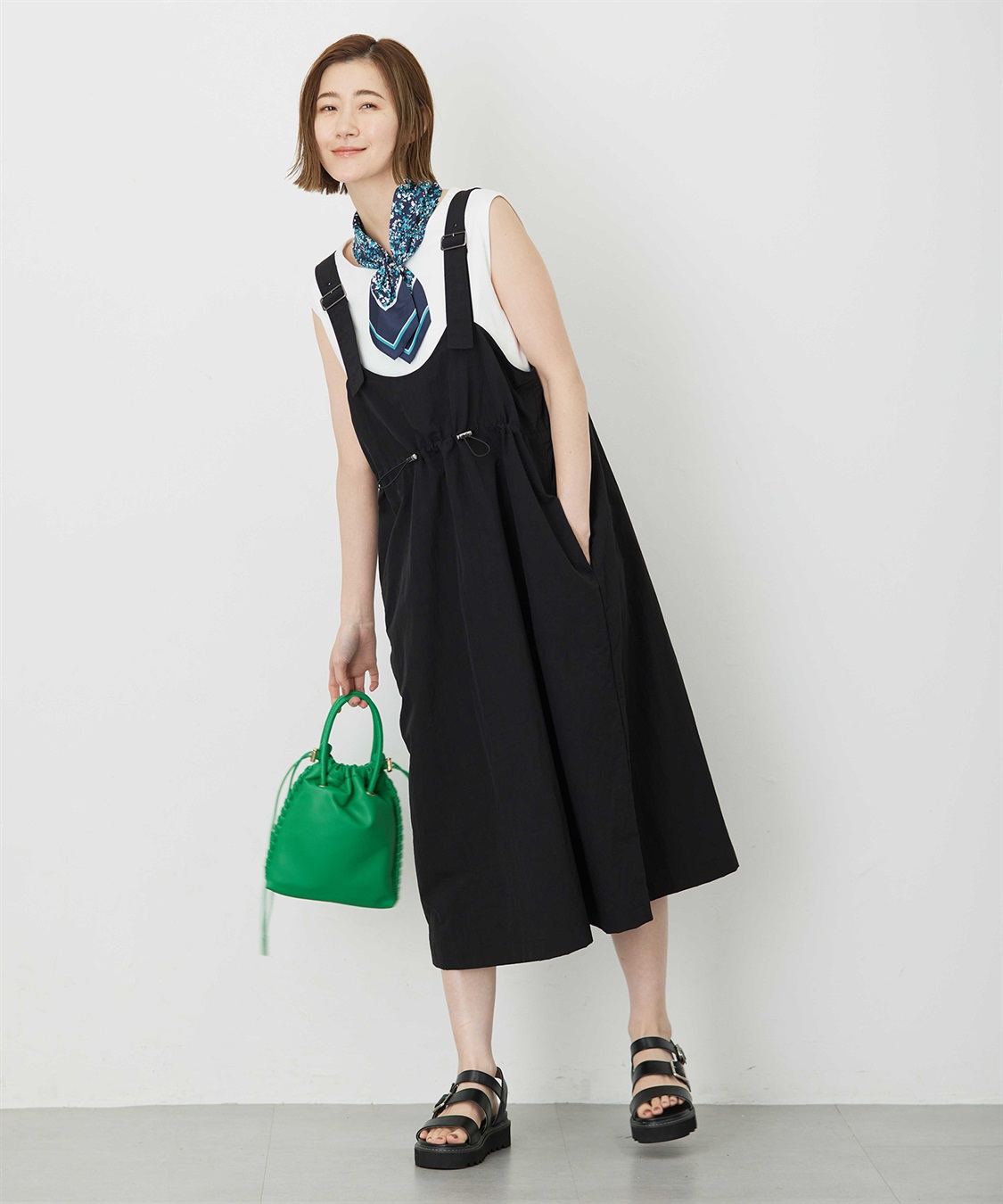 Petit Honfleur アパッシュプリントスカーフ_sub_8