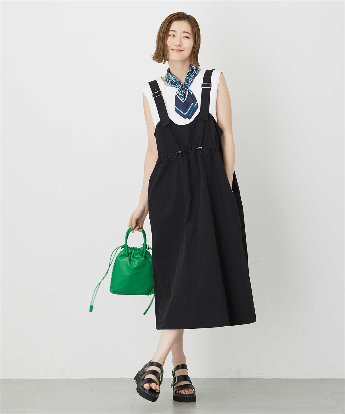 Petit Honfleur アパッシュプリントスカーフ_sub_9