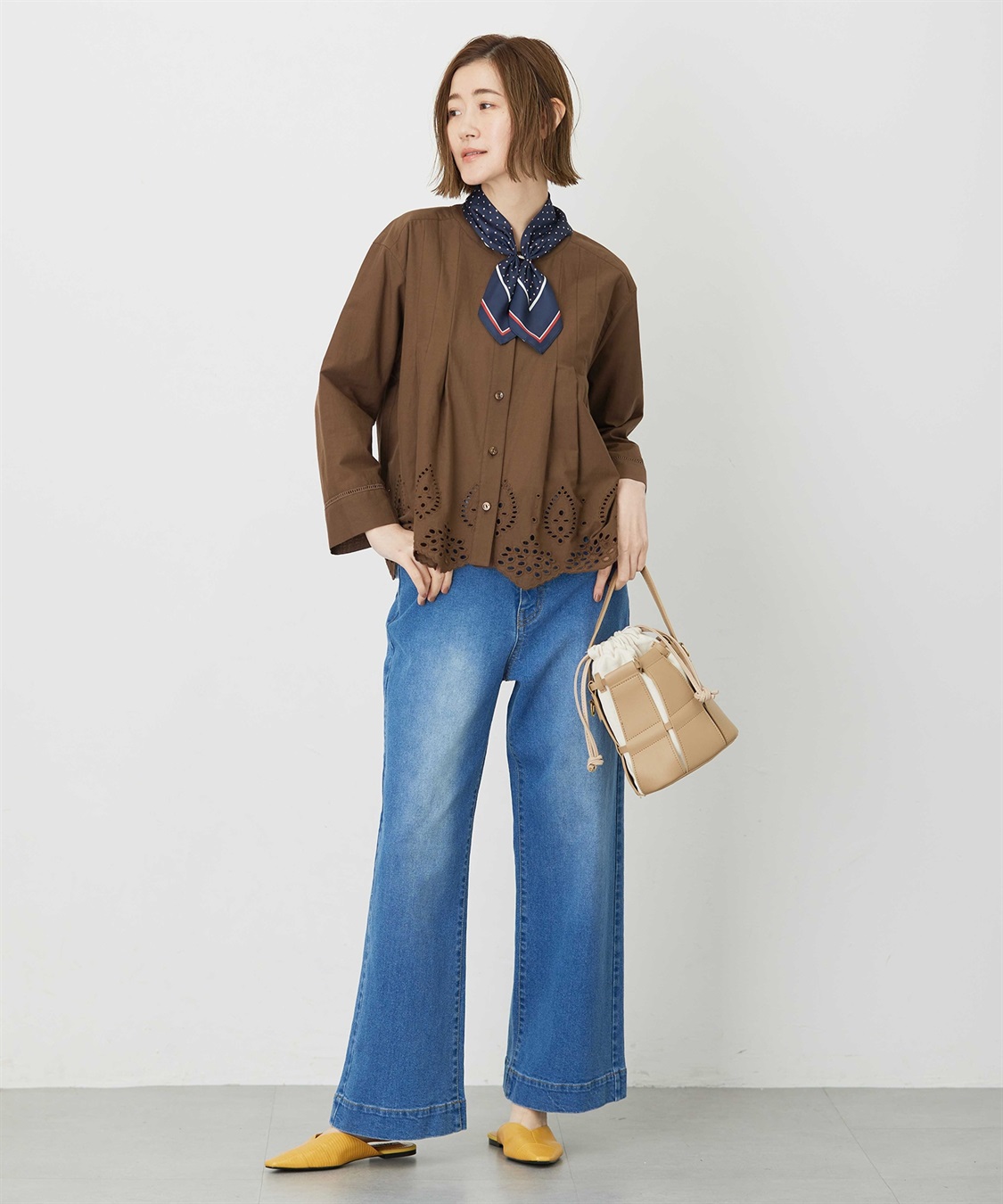 Petit Honfleur アパッシュプリントスカーフ_sub_10