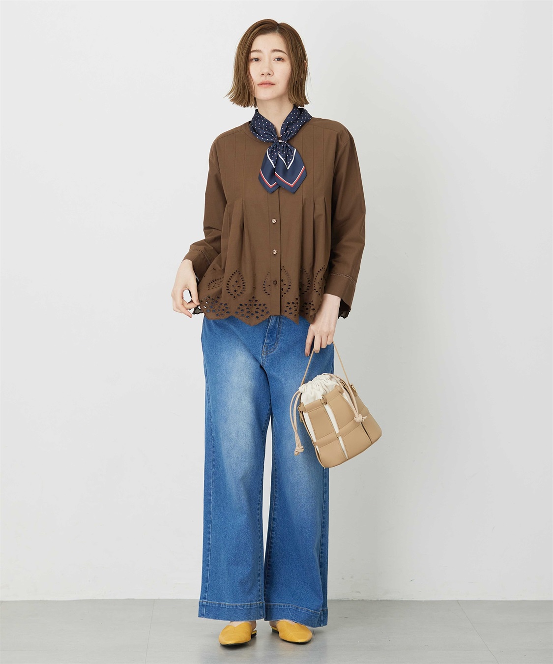 Petit Honfleur アパッシュプリントスカーフ_sub_11