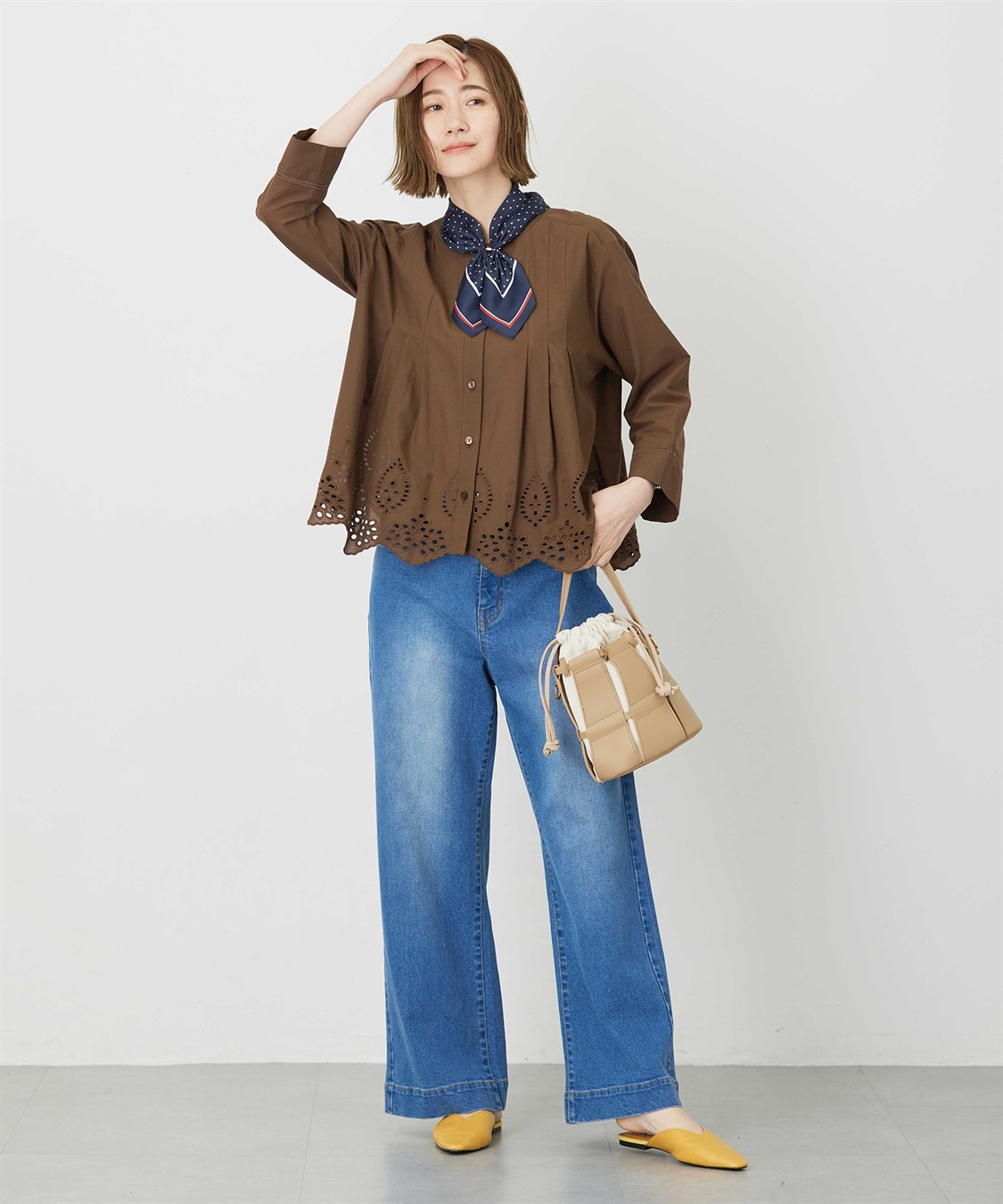 Petit Honfleur アパッシュプリントスカーフ_sub_13