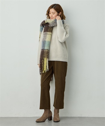 Petit Honfleur チェック柄マフラー_subthumb_12