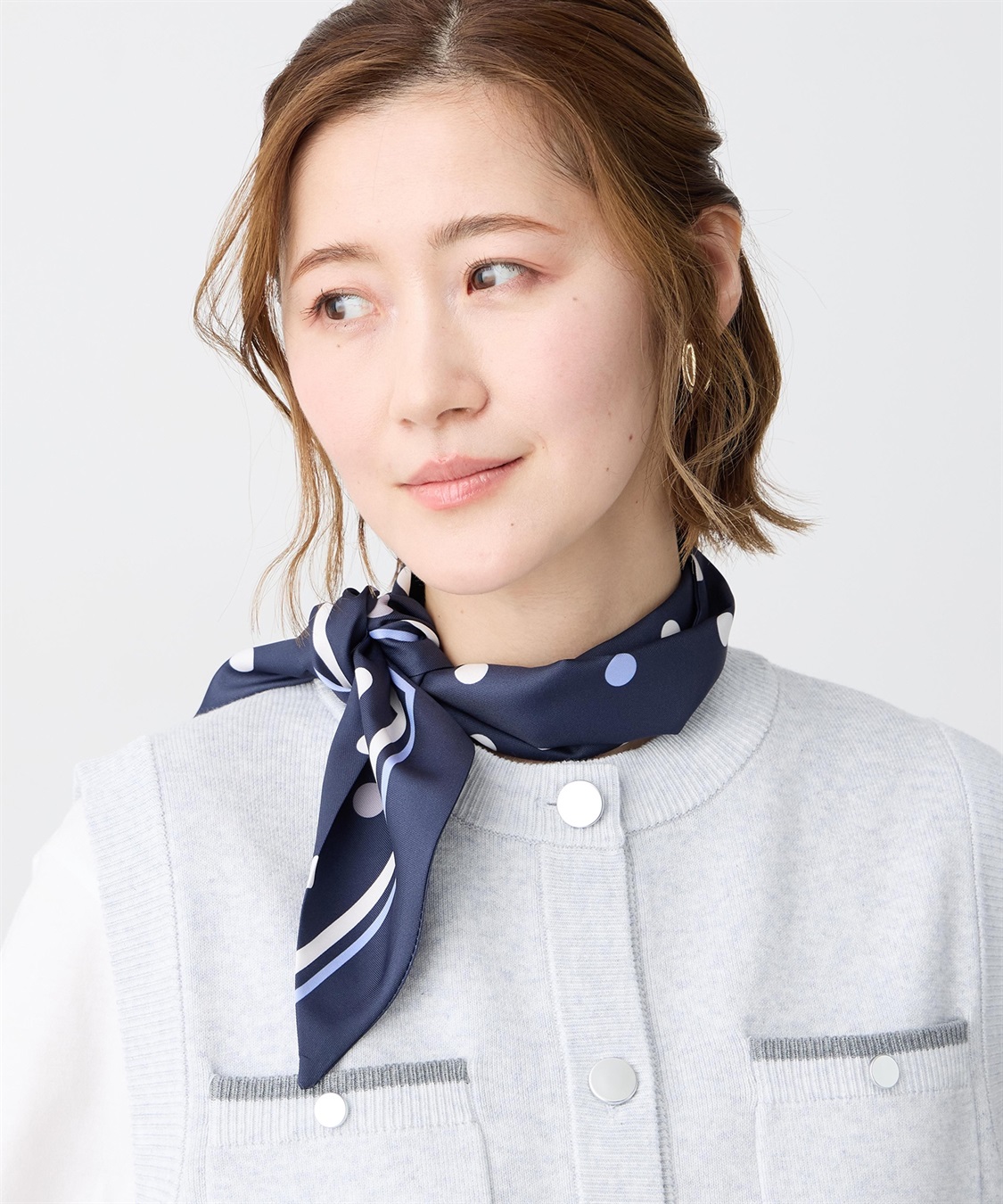 Petit Honfleur スカーフ＆シュシュ_sub_5