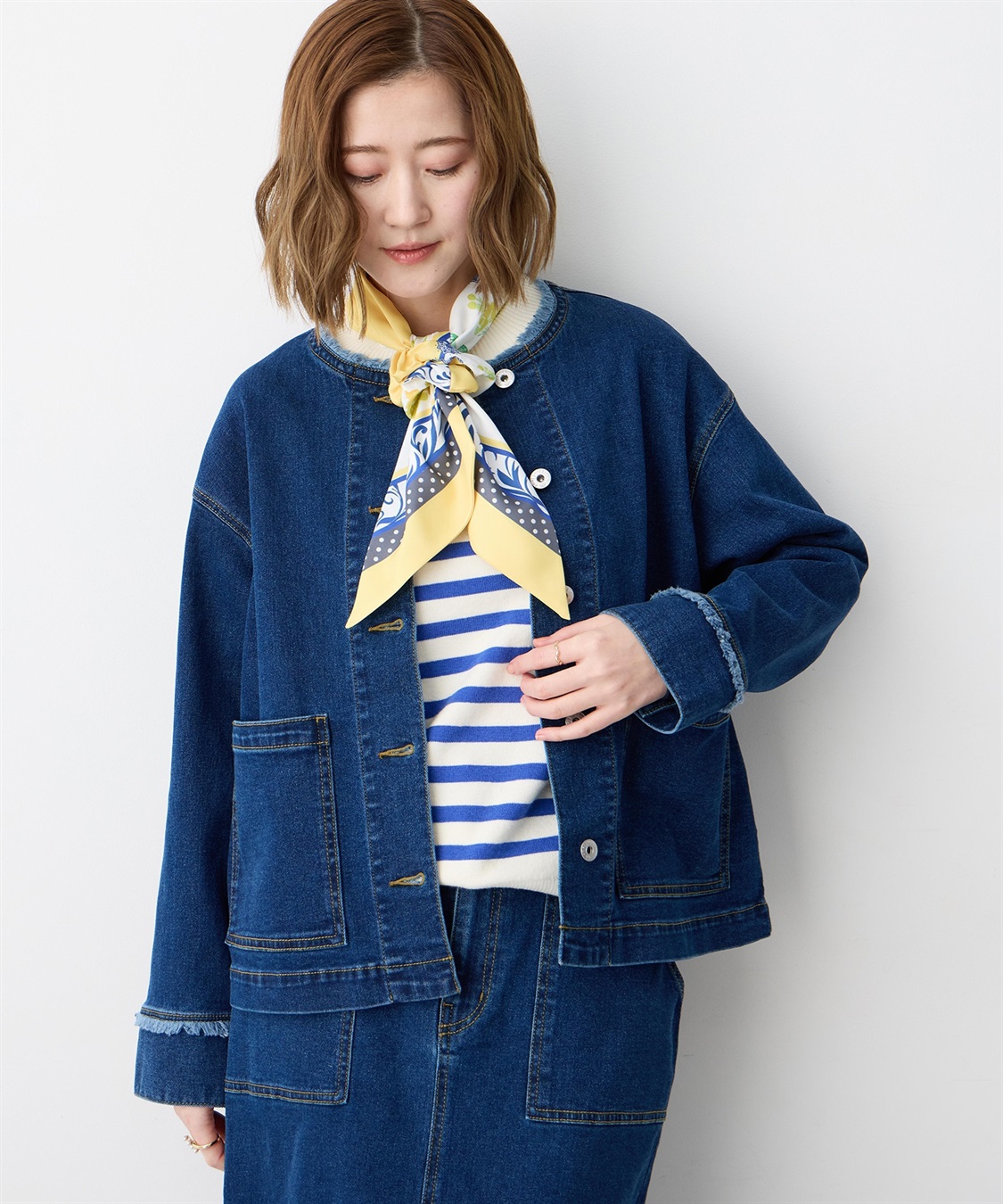 Petit Honfleur スカーフ＆シュシュ_sub_12