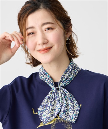 Petit Honfleur 【Liberty】リバティプリントワンタッチスカーフ【接触冷感】_subthumb_4