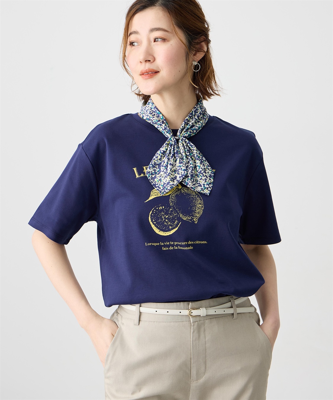 Petit Honfleur 【Liberty】リバティプリントワンタッチスカーフ【接触冷感】_sub_6