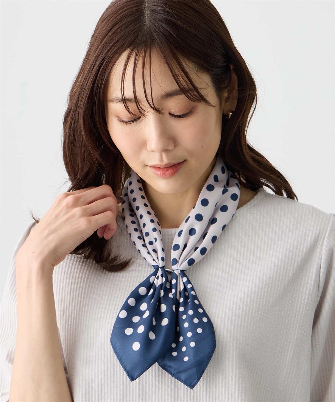 Petit Honfleur ワンタッチプリントスカーフ【接触冷感】_sub_6