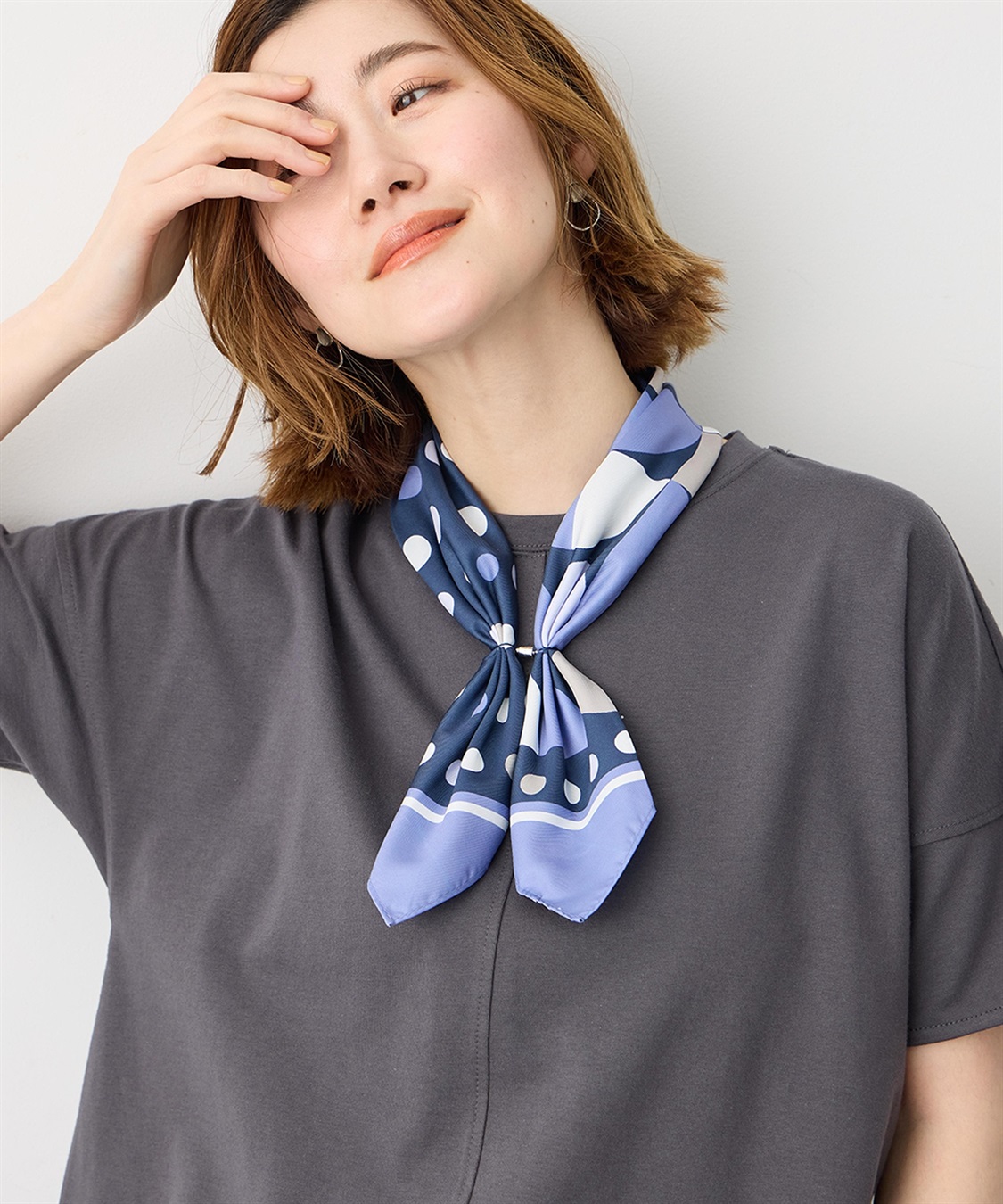 Petit Honfleur ワンタッチプリントスカーフ【接触冷感】_sub_9