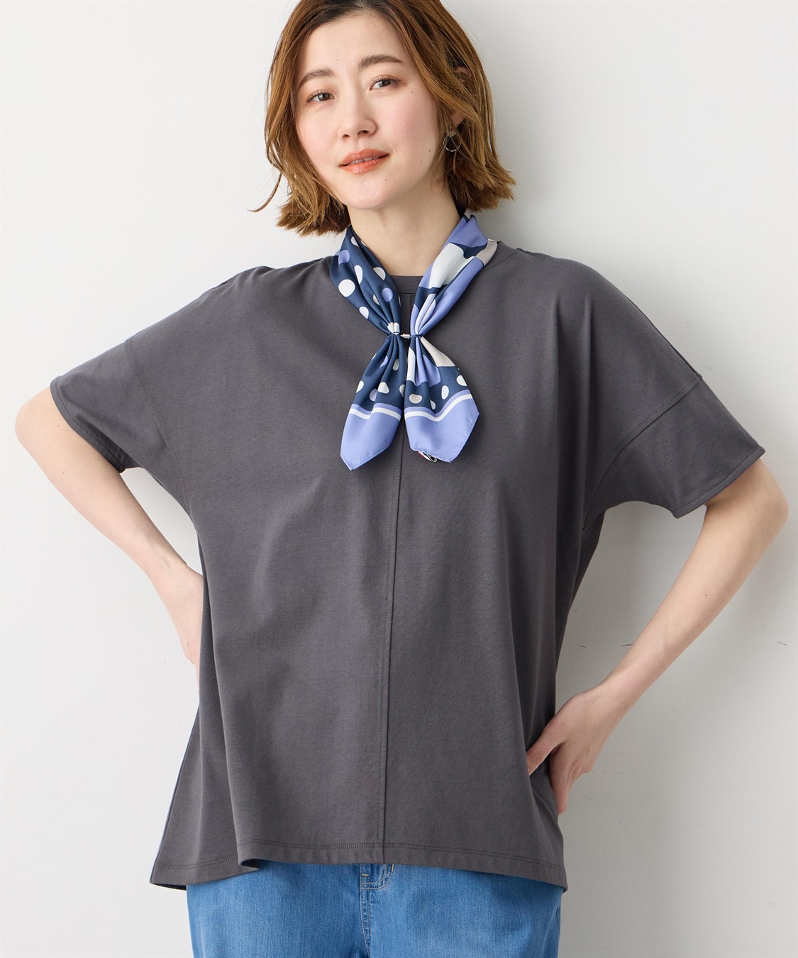 Petit Honfleur ワンタッチプリントスカーフ【接触冷感】_sub_10