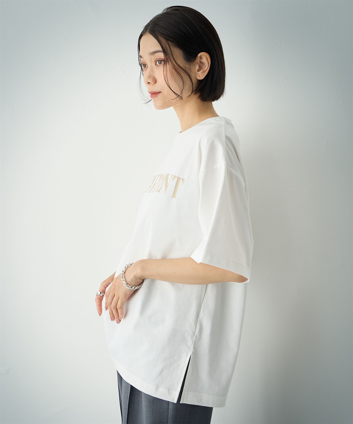 ONE‘S TRUE ビックロゴTシャツ_sub_12