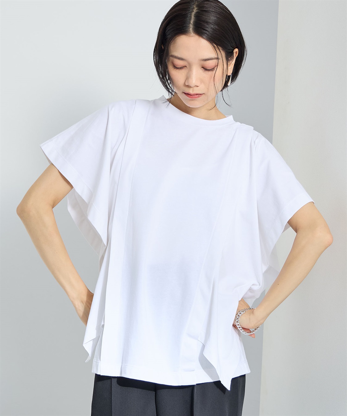 ONE‘S TRUE フレアスリーブプルオーバー_sub_1