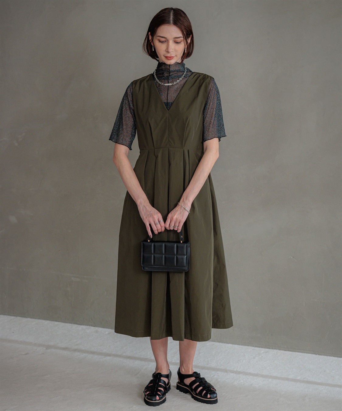 ONE‘S TRUE チュールハイネックプルオーバー_sub_11