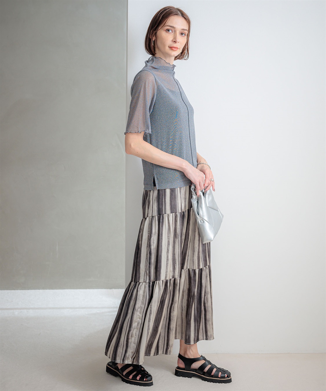 ONE‘S TRUE チュールハイネックプルオーバー_sub_15