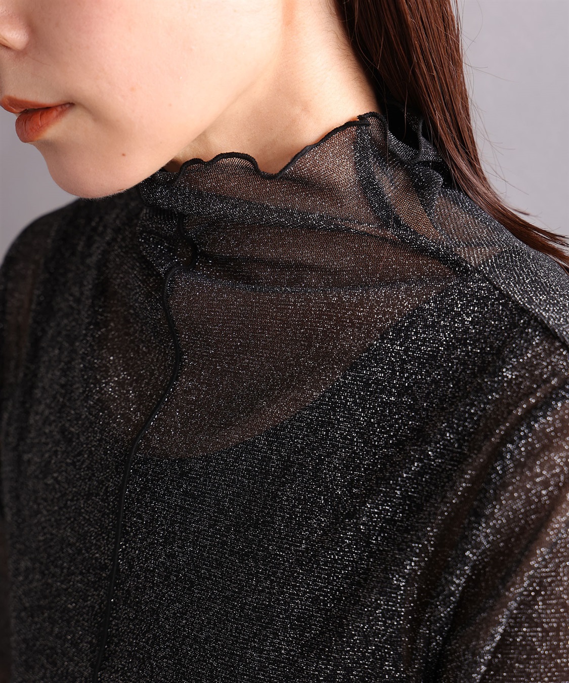 ONE‘S TRUE チュールハイネックプルオーバー_sub_24