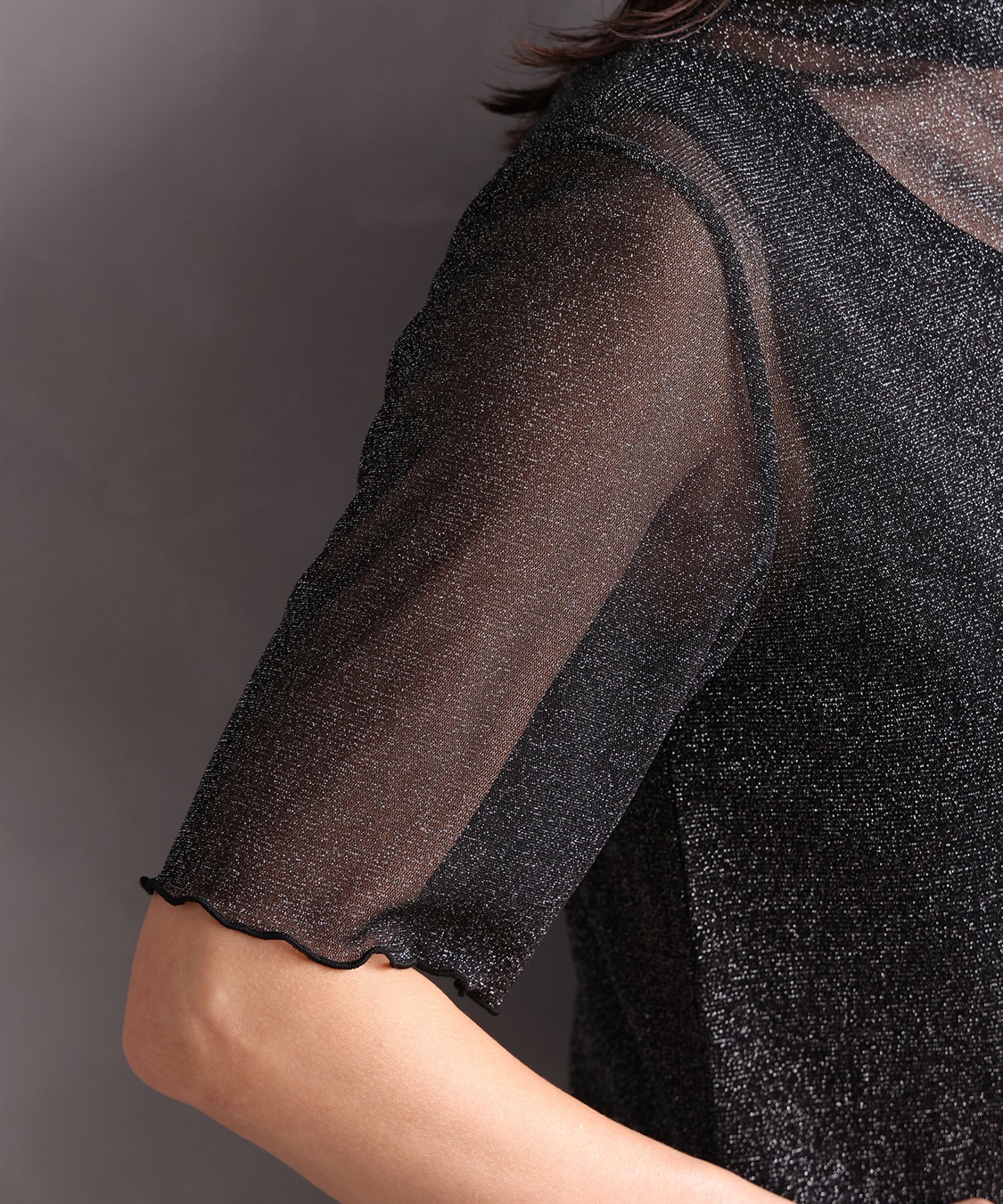 ONE‘S TRUE チュールハイネックプルオーバー_sub_25