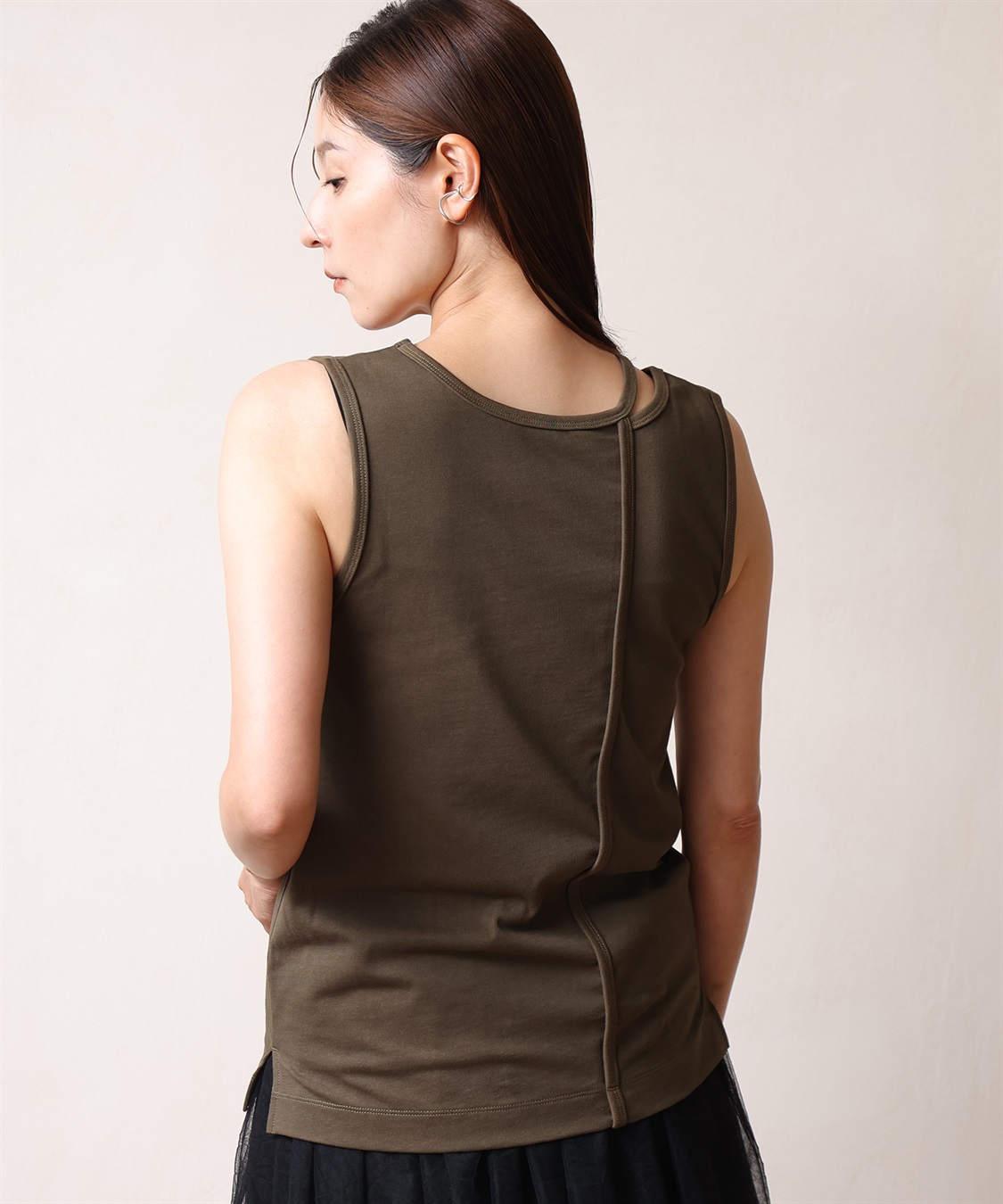 ONE‘S TRUE カットワークタンクトップ_sub_2