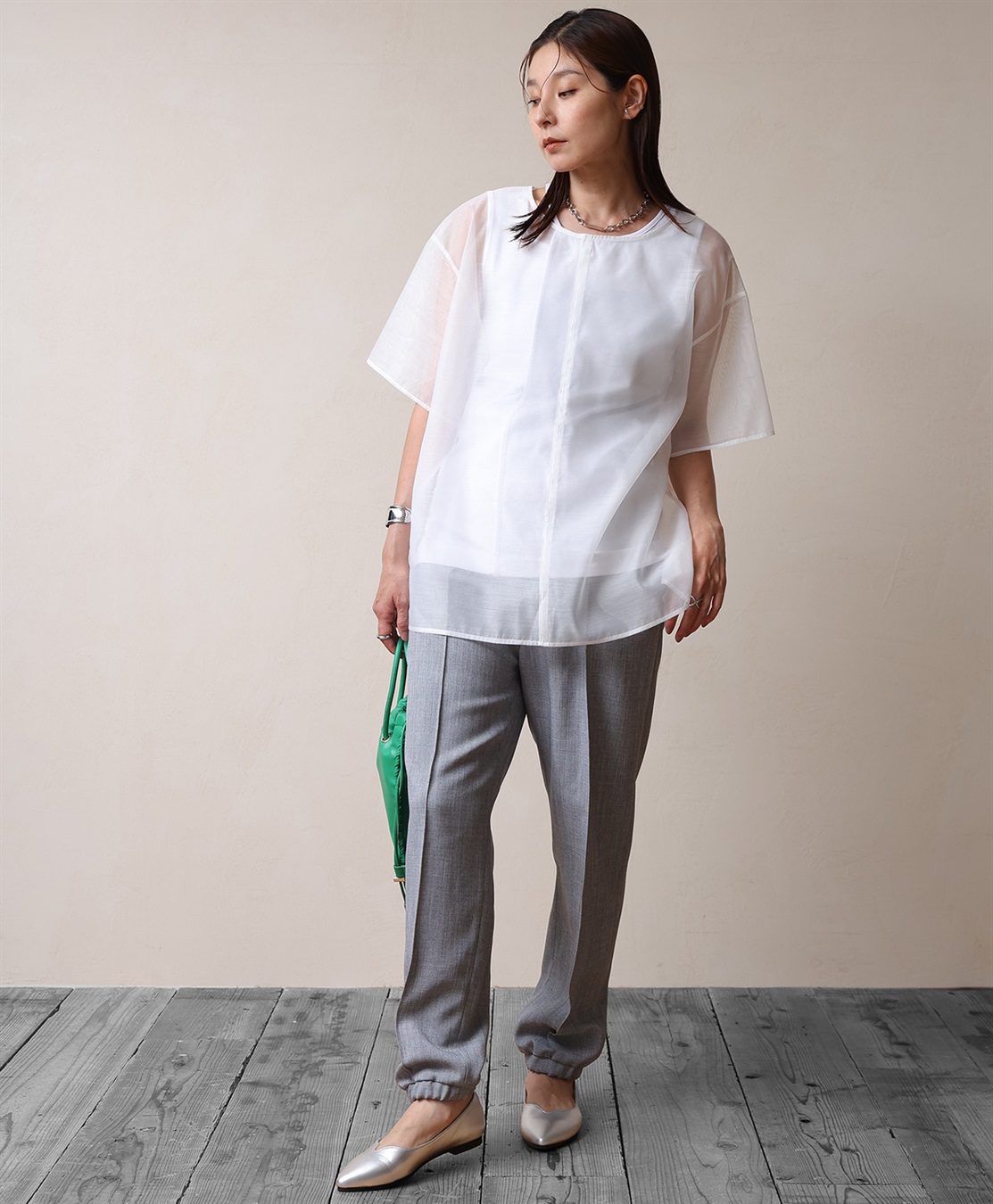 ONE‘S TRUE カットワークタンクトップ_sub_8