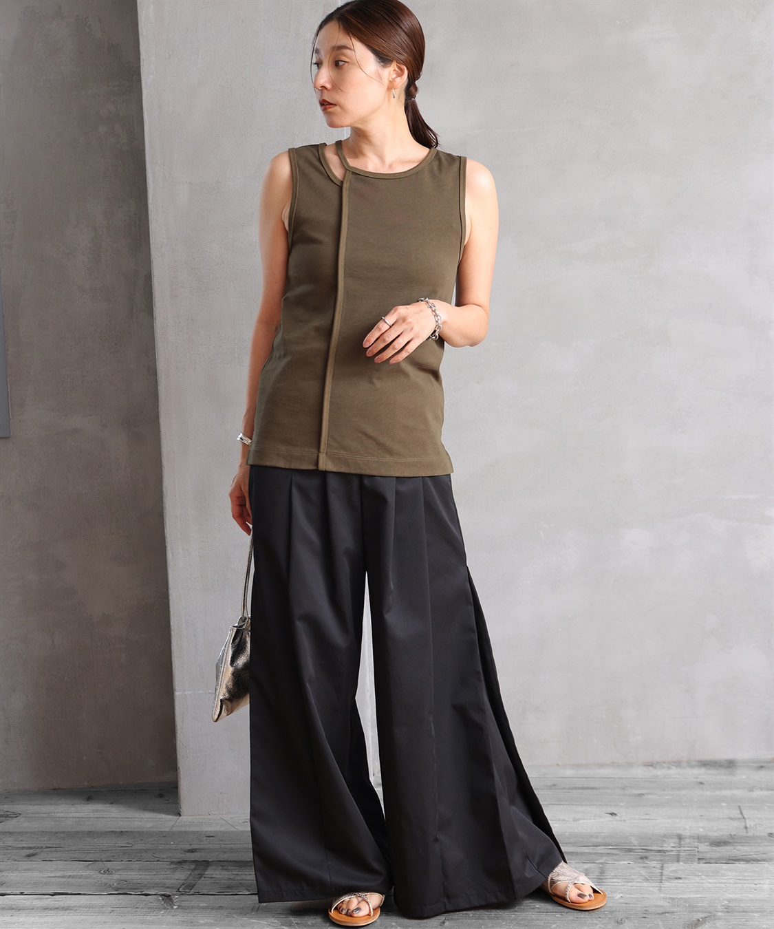 ONE‘S TRUE カットワークタンクトップ_sub_9