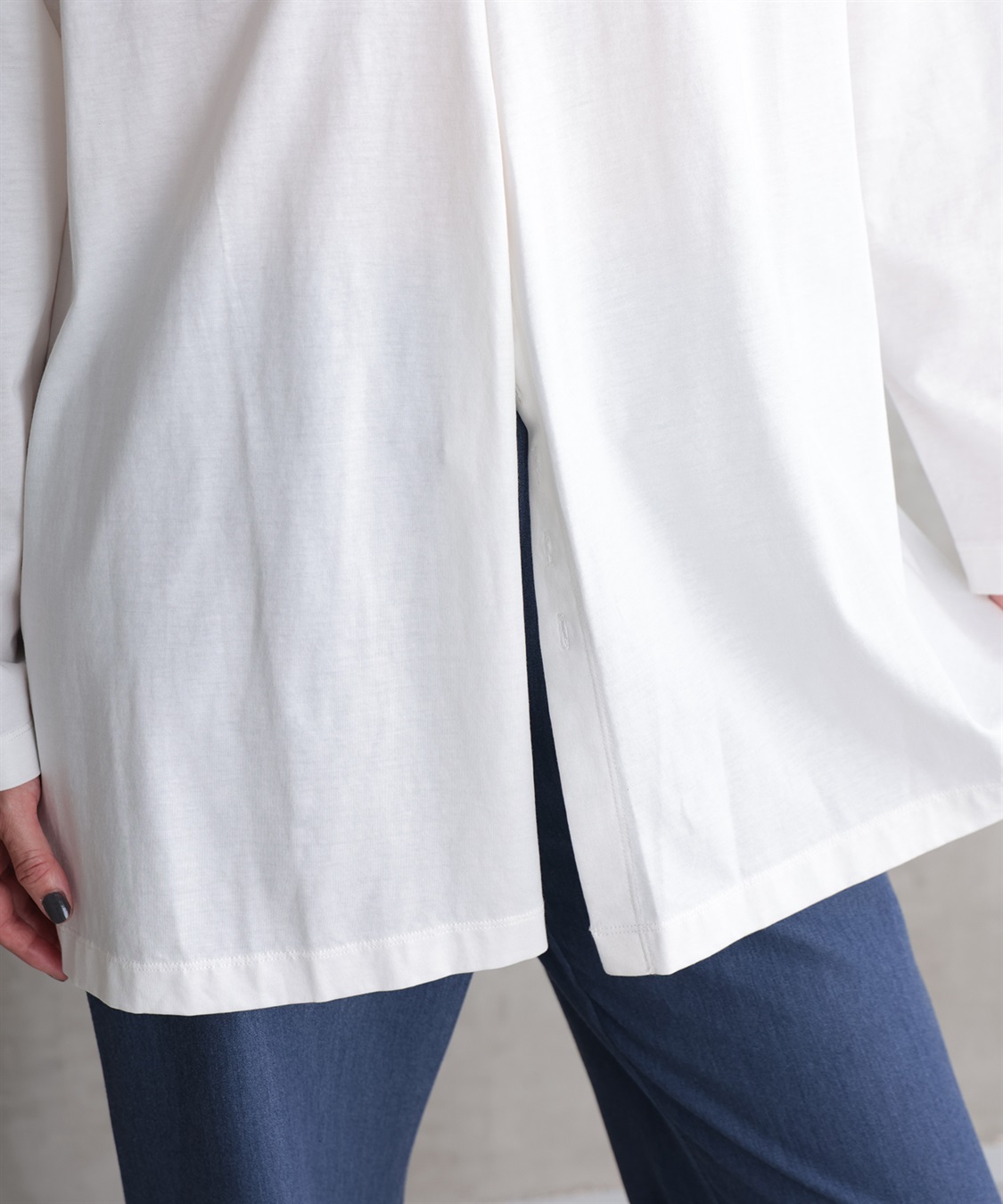 ONE‘S TRUE サイド釦プルオーバー_sub_6