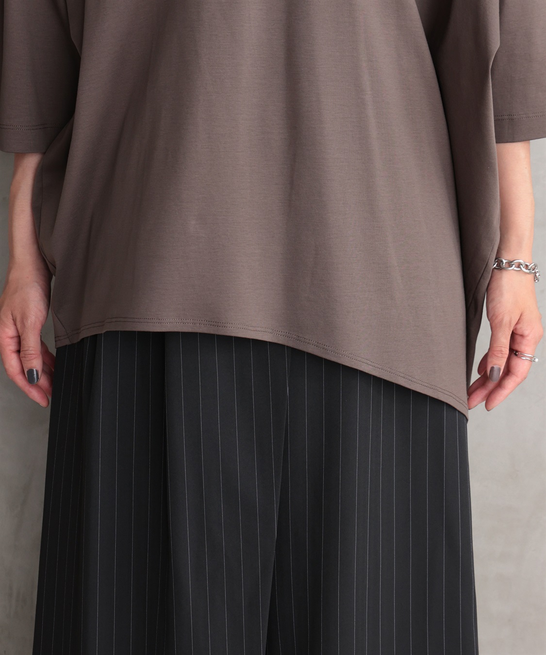 ONE‘S TRUE Vネックオーバープルオーバー_sub_7