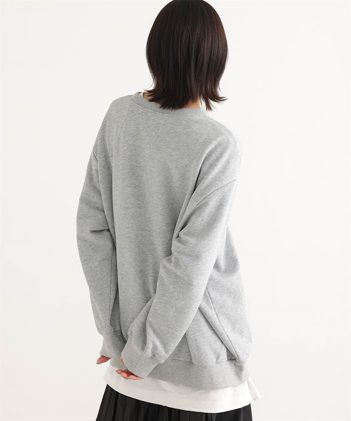 ONE‘S TRUE ビッグシルエット裏毛プルオーバー_sub_4