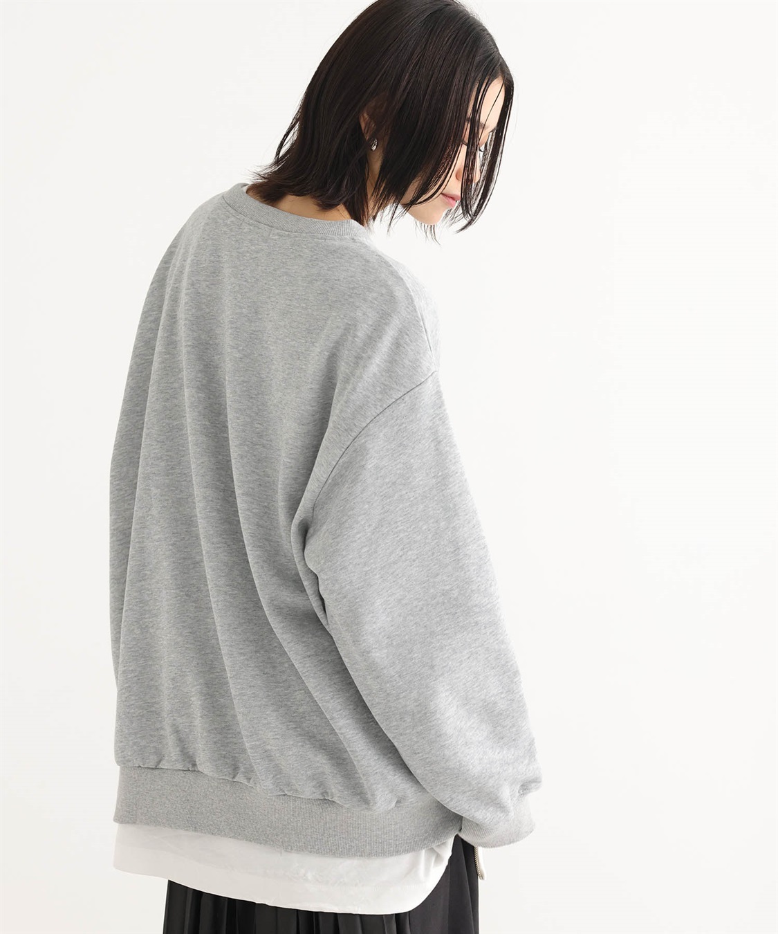 ONE‘S TRUE ビッグシルエット裏毛プルオーバー_sub_6