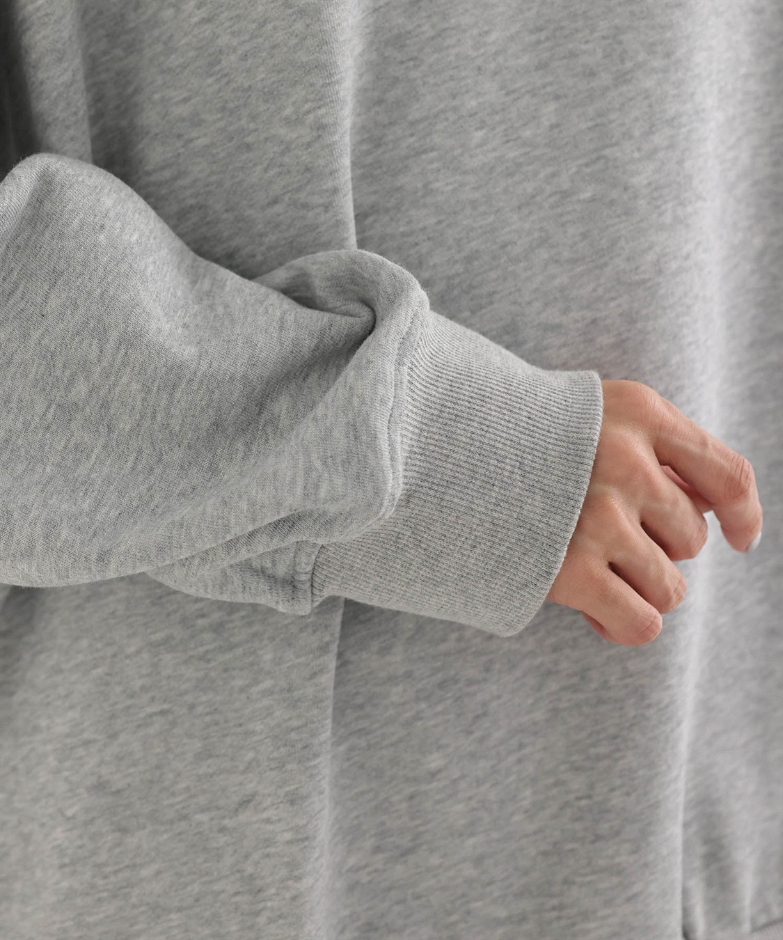 ONE‘S TRUE ビッグシルエット裏毛プルオーバー_sub_9