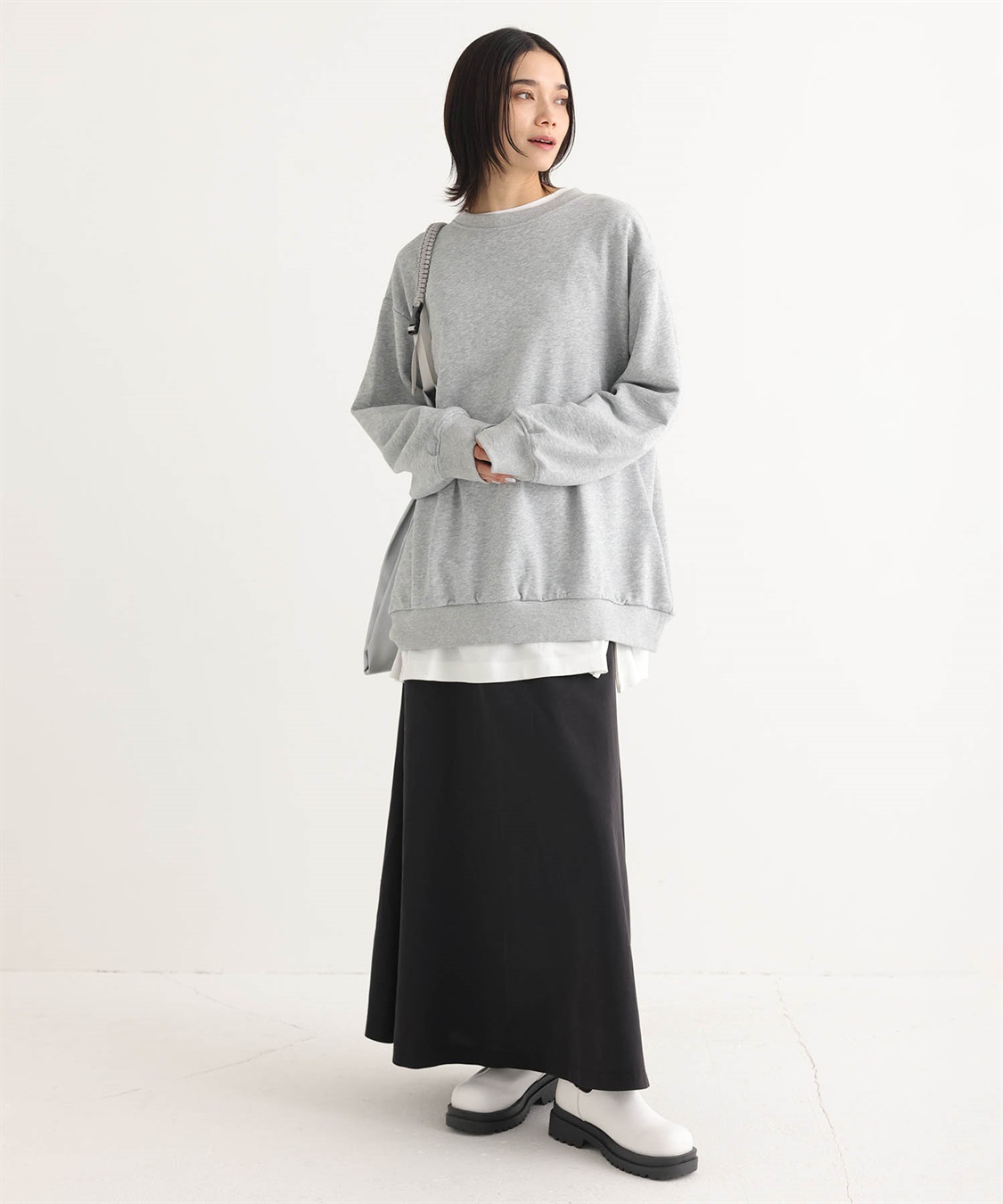 ONE‘S TRUE ビッグシルエット裏毛プルオーバー_sub_21