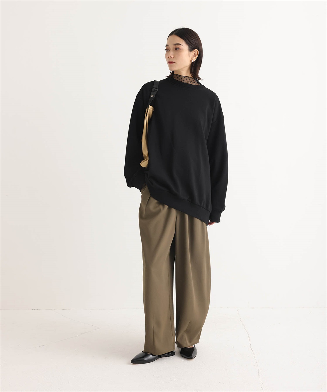 ONE‘S TRUE ビッグシルエット裏毛プルオーバー_sub_23