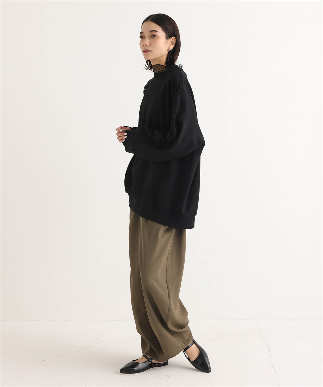 ONE‘S TRUE ビッグシルエット裏毛プルオーバー_sub_28