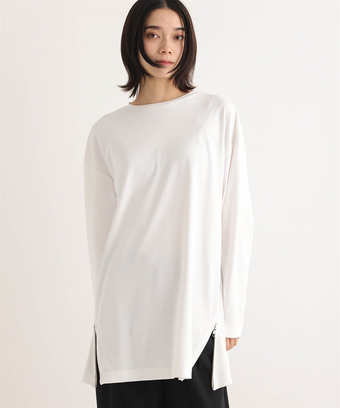 ONE‘S TRUE ZIPヘムプルオーバー_sub_1