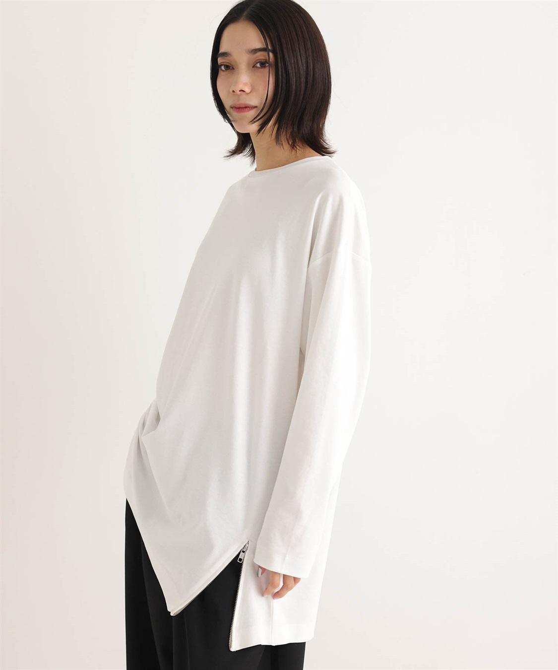 ONE‘S TRUE ZIPヘムプルオーバー_sub_2