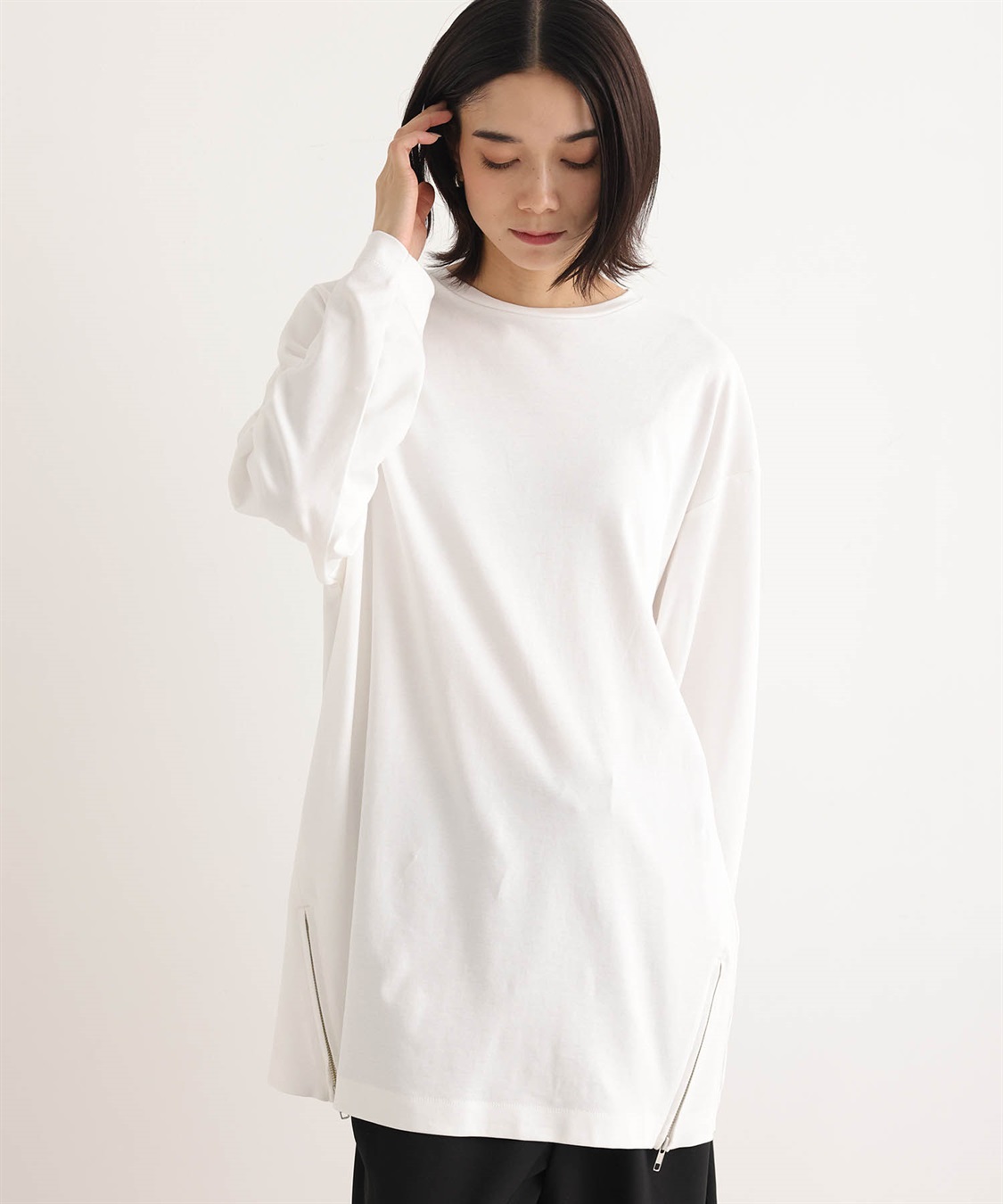 ONE‘S TRUE ZIPヘムプルオーバー_sub_12