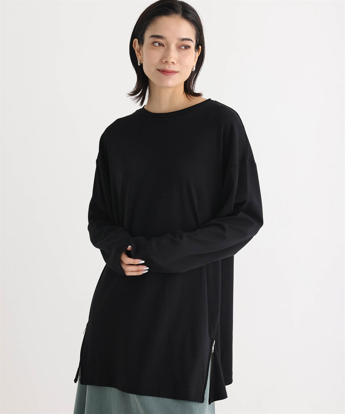 ONE‘S TRUE ZIPヘムプルオーバー_sub_14