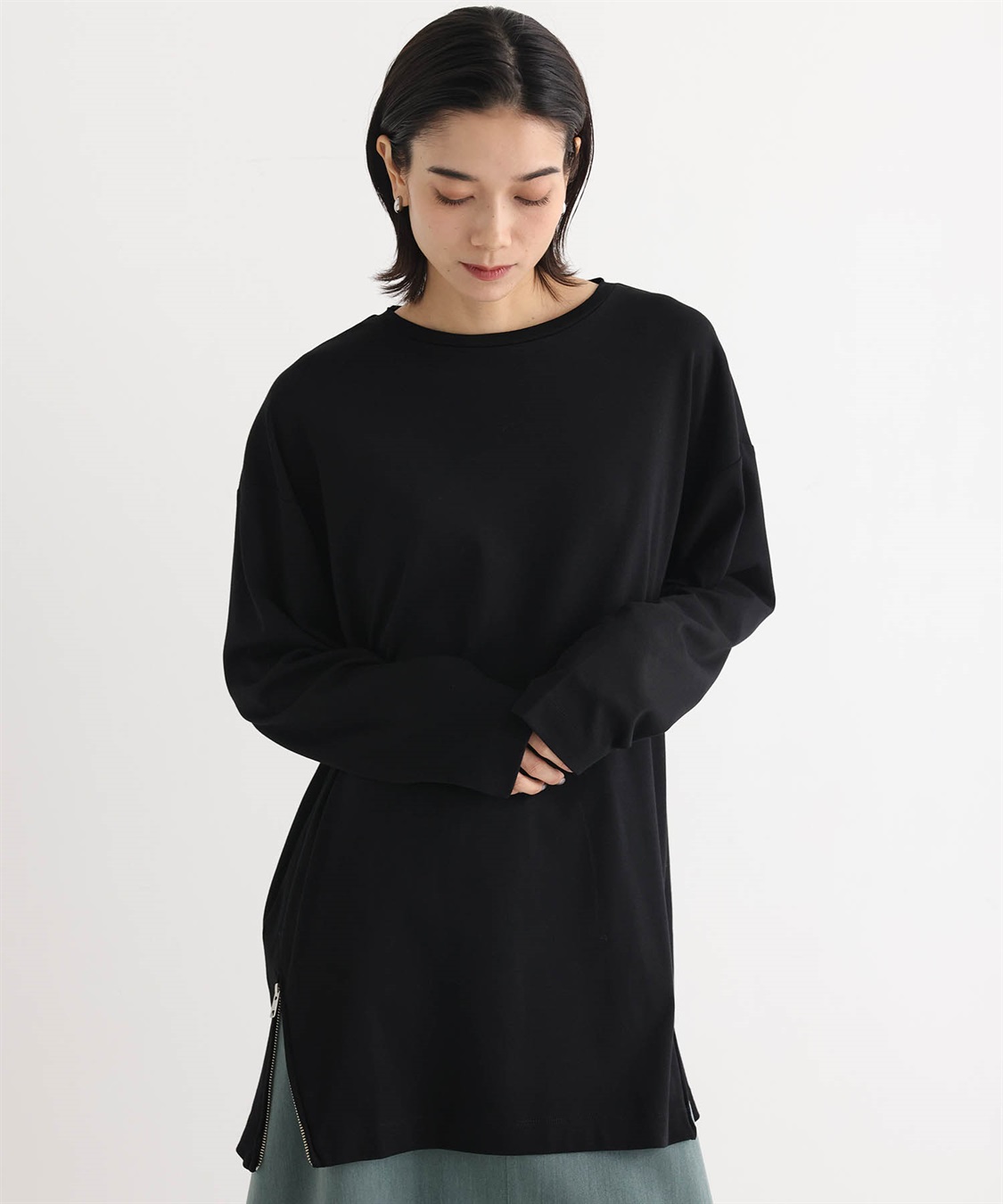 ONE‘S TRUE ZIPヘムプルオーバー_sub_16