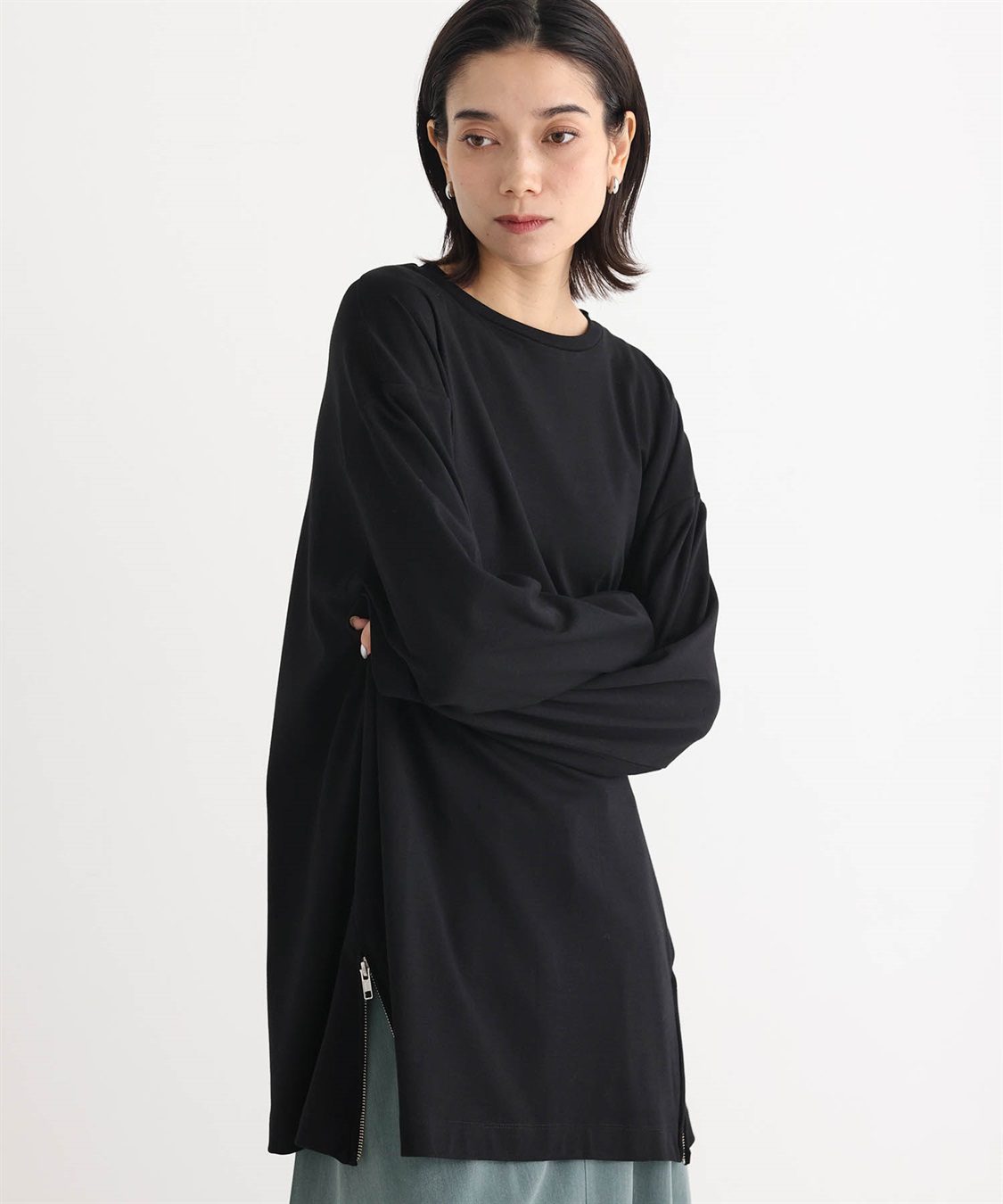 ONE‘S TRUE ZIPヘムプルオーバー_sub_17