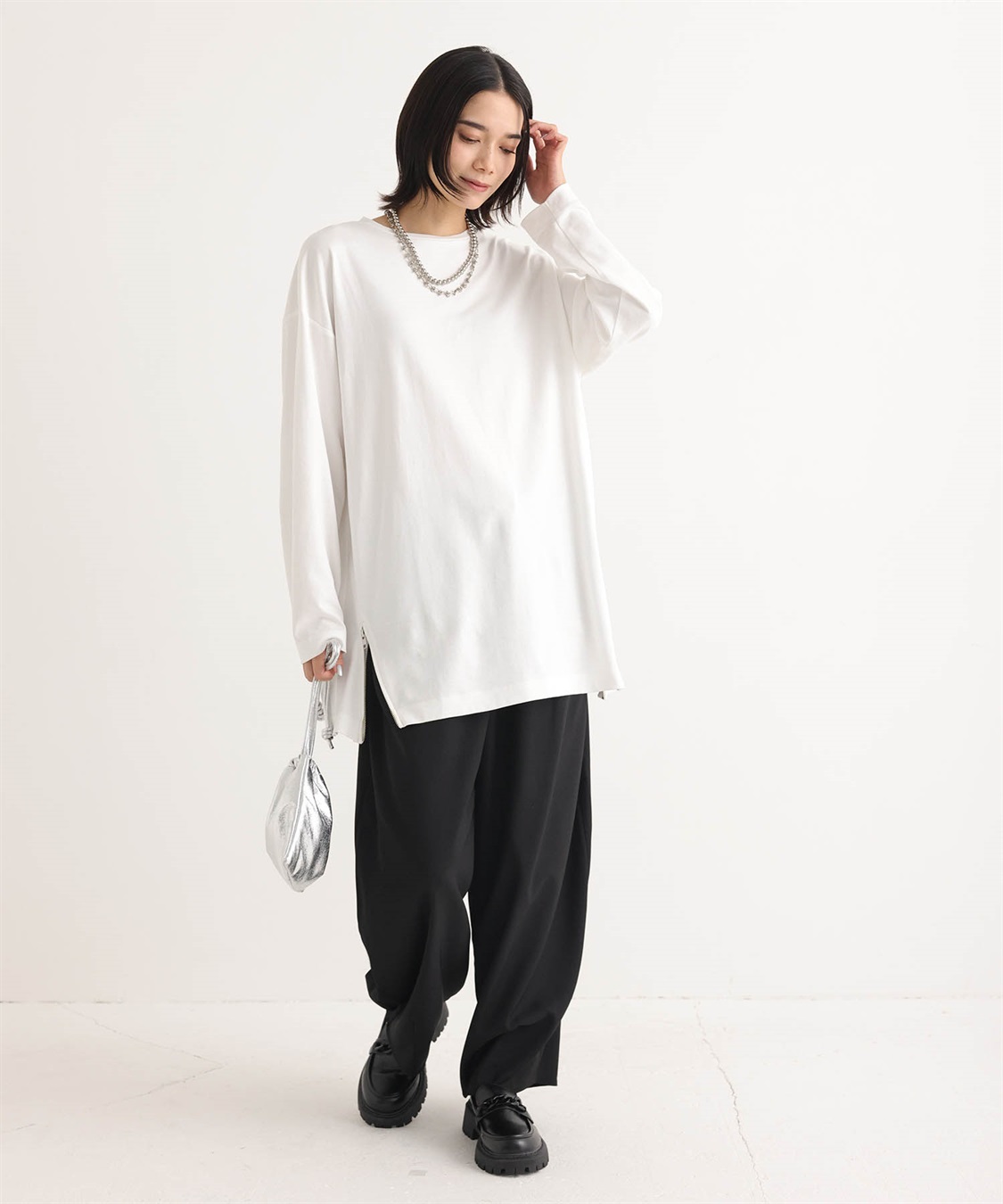 ONE‘S TRUE ZIPヘムプルオーバー_sub_20