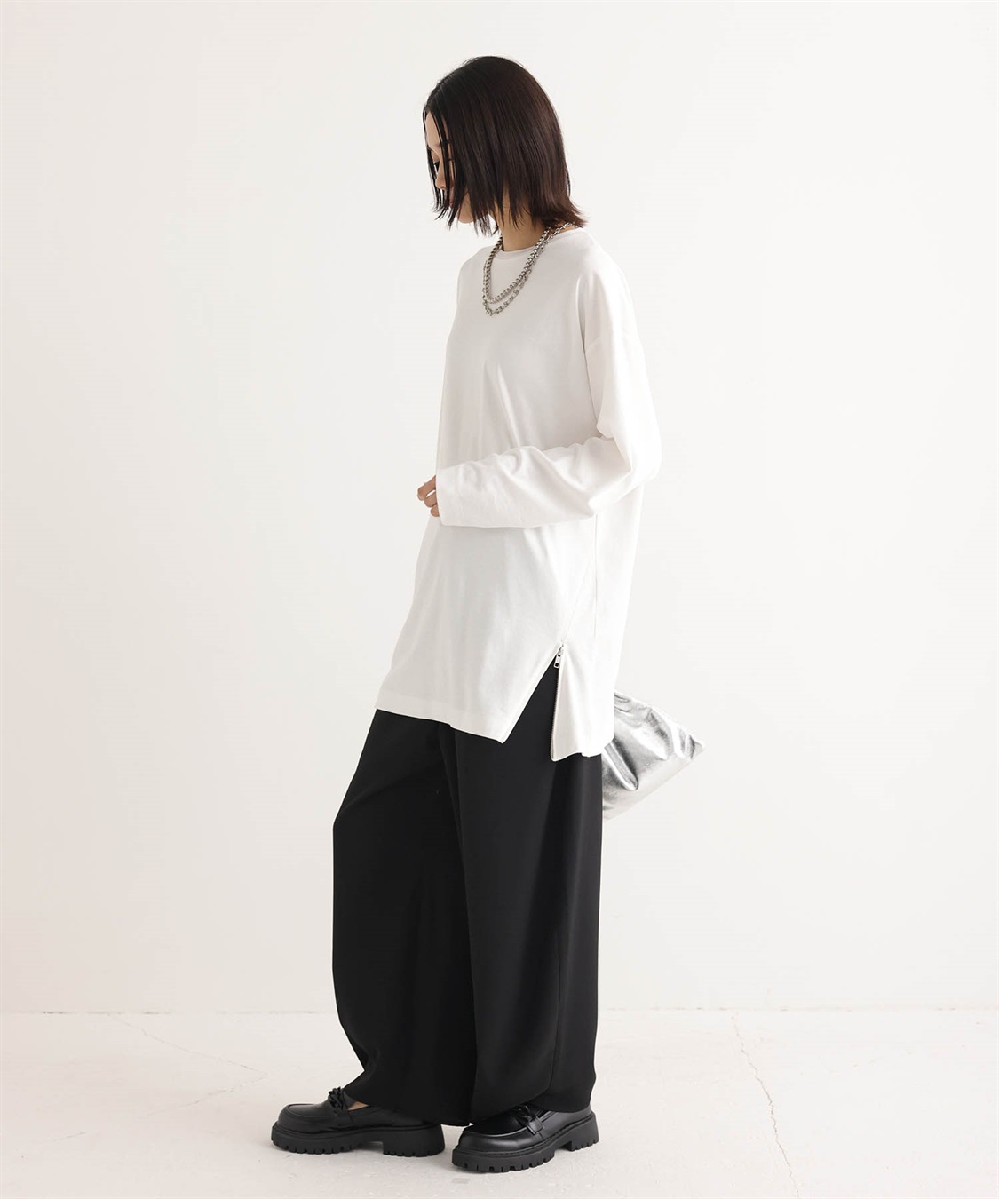 ONE‘S TRUE ZIPヘムプルオーバー_sub_23