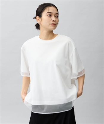 ONE‘S TRUE チュール切り替えTシャツ_subthumb_7