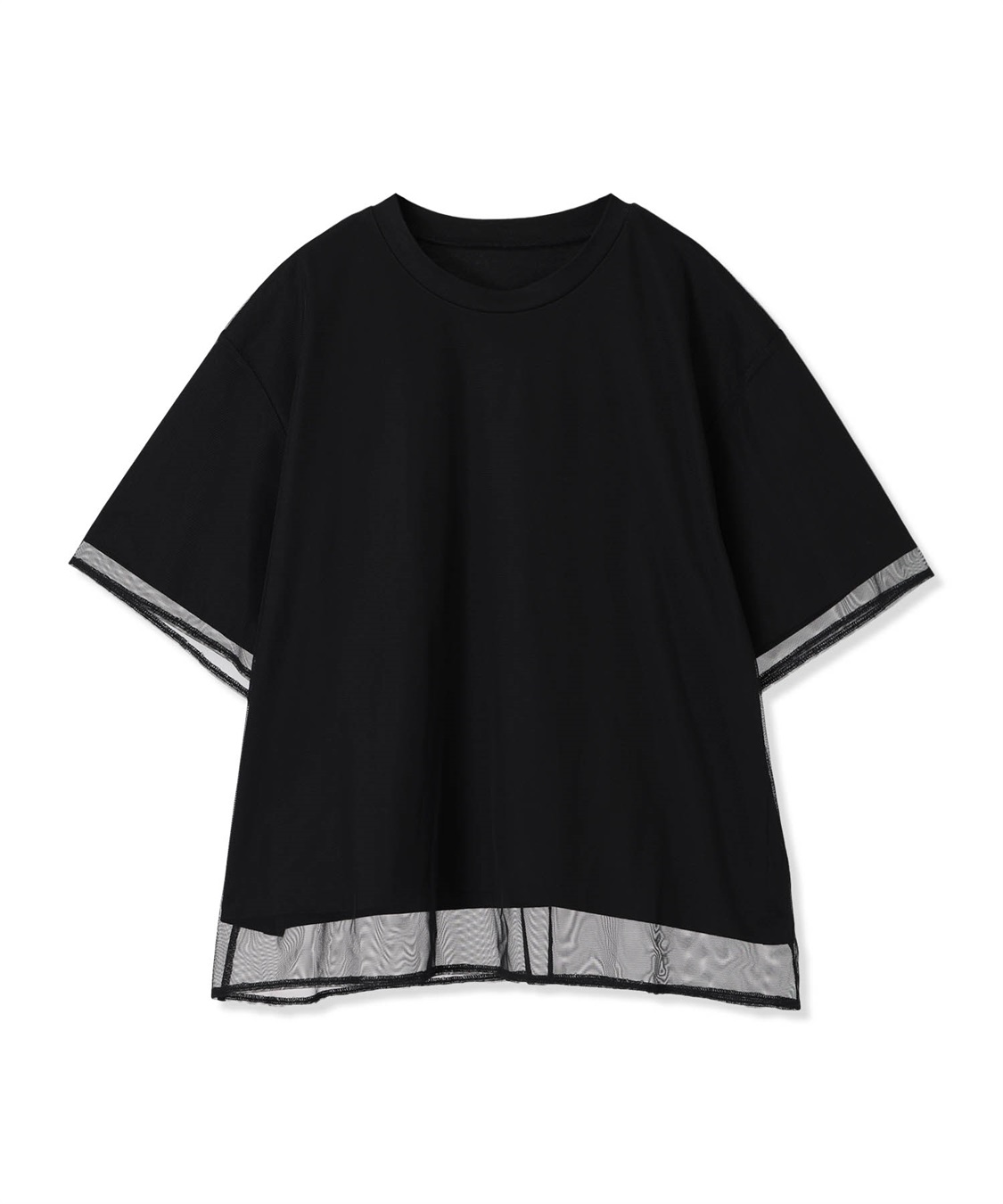 ONE‘S TRUE チュール切り替えTシャツ_sub_19