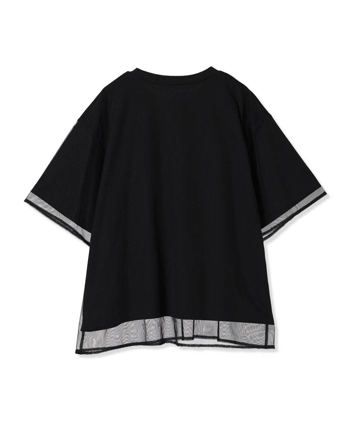 ONE‘S TRUE チュール切り替えTシャツ_sub_20