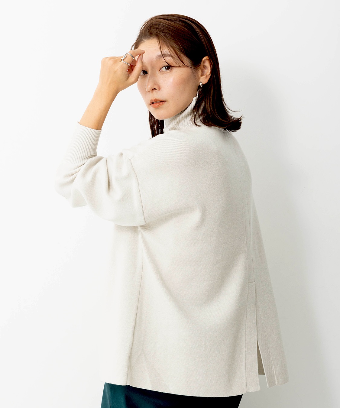 ONE‘S TRUE バックスリットプルオーバー_sub_1