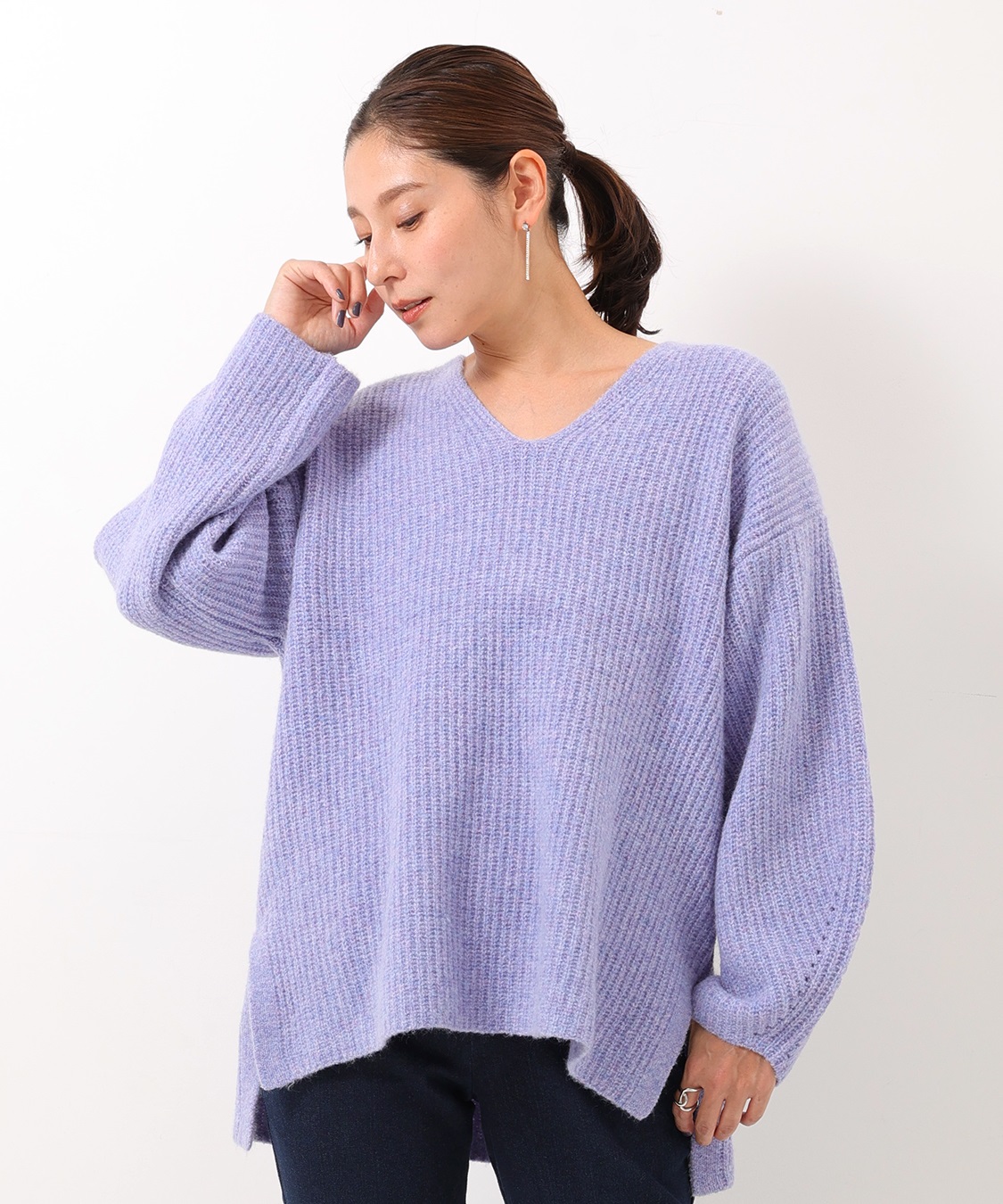 ONE‘S TRUE Vネックプルオーバー_sub_11