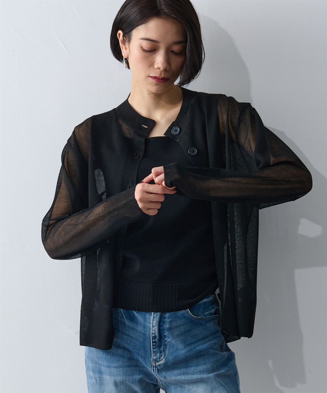 ONE‘S TRUE シアーニットカーデ_sub_6