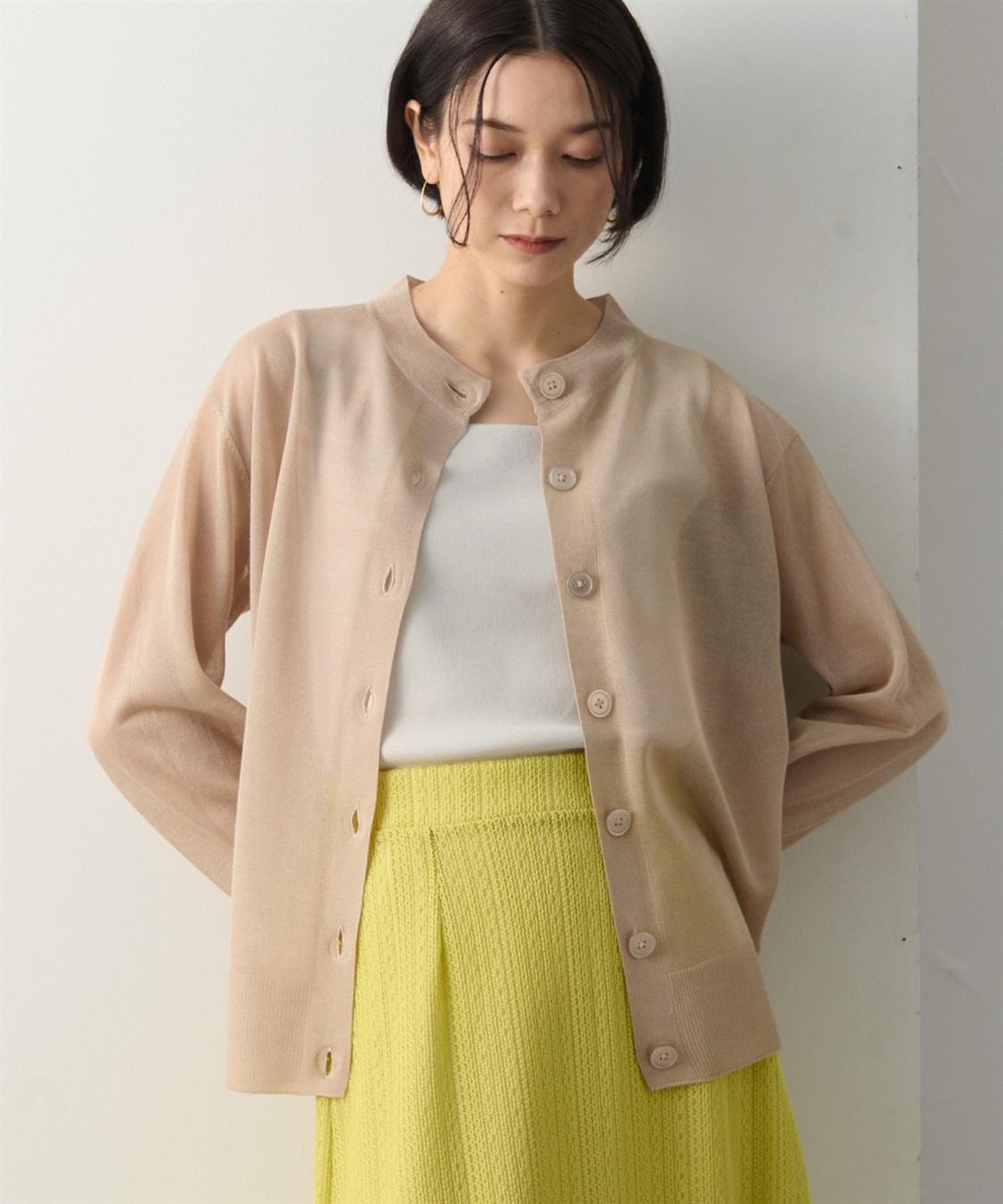 ONE‘S TRUE シアーニットカーデ_sub_10