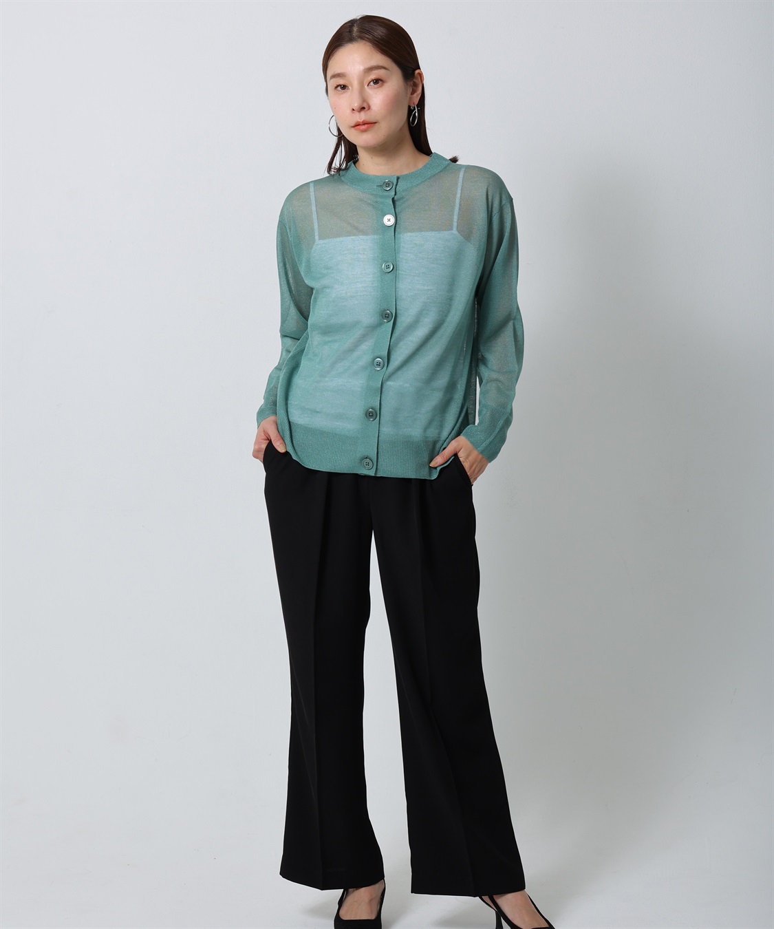 ONE‘S TRUE シアーニットカーデ_sub_23