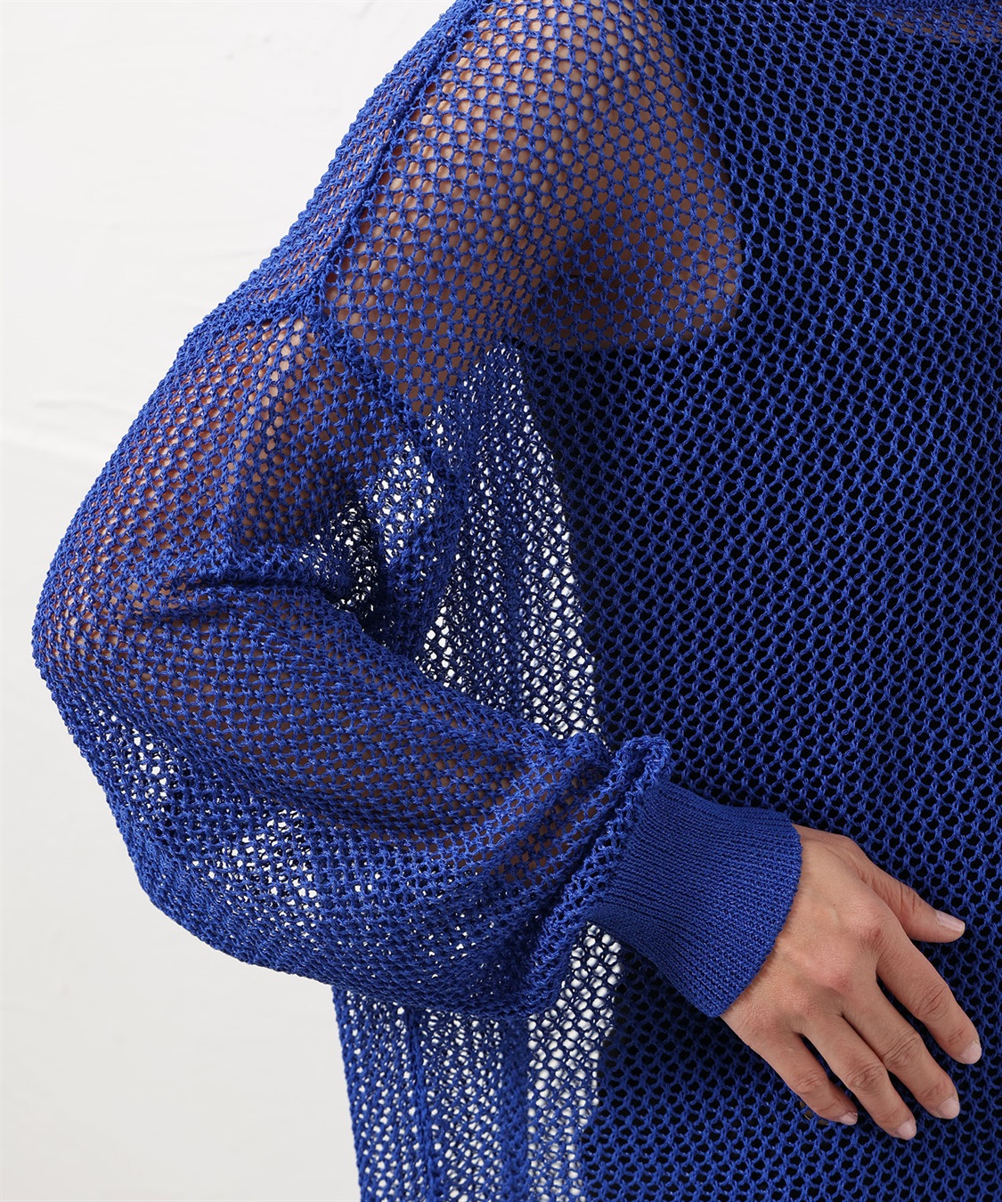 ONE‘S TRUE メッシュ編みニットプルオーバー_sub_8