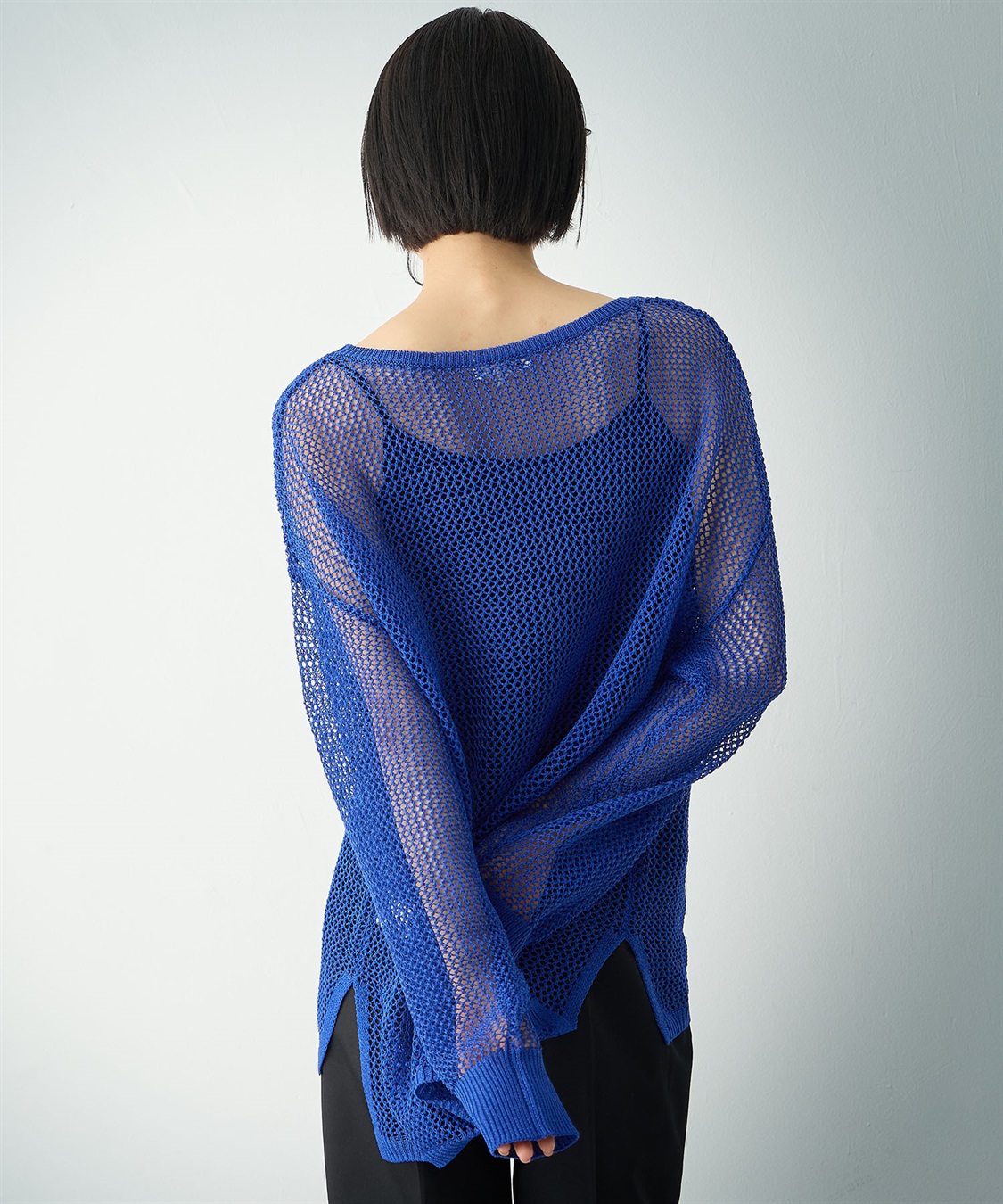 ONE‘S TRUE メッシュ編みニットプルオーバー_sub_13