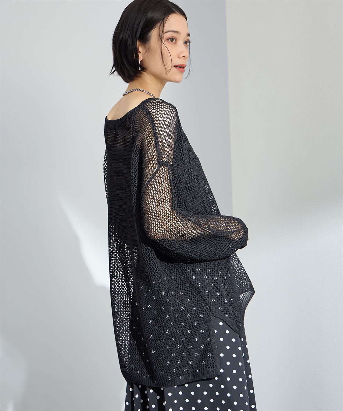 ONE‘S TRUE メッシュ編みニットプルオーバー_sub_19